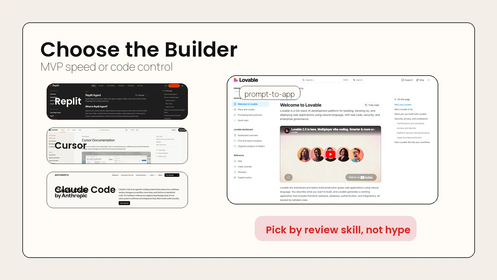 Official source crops for AI app builders and coding agents
