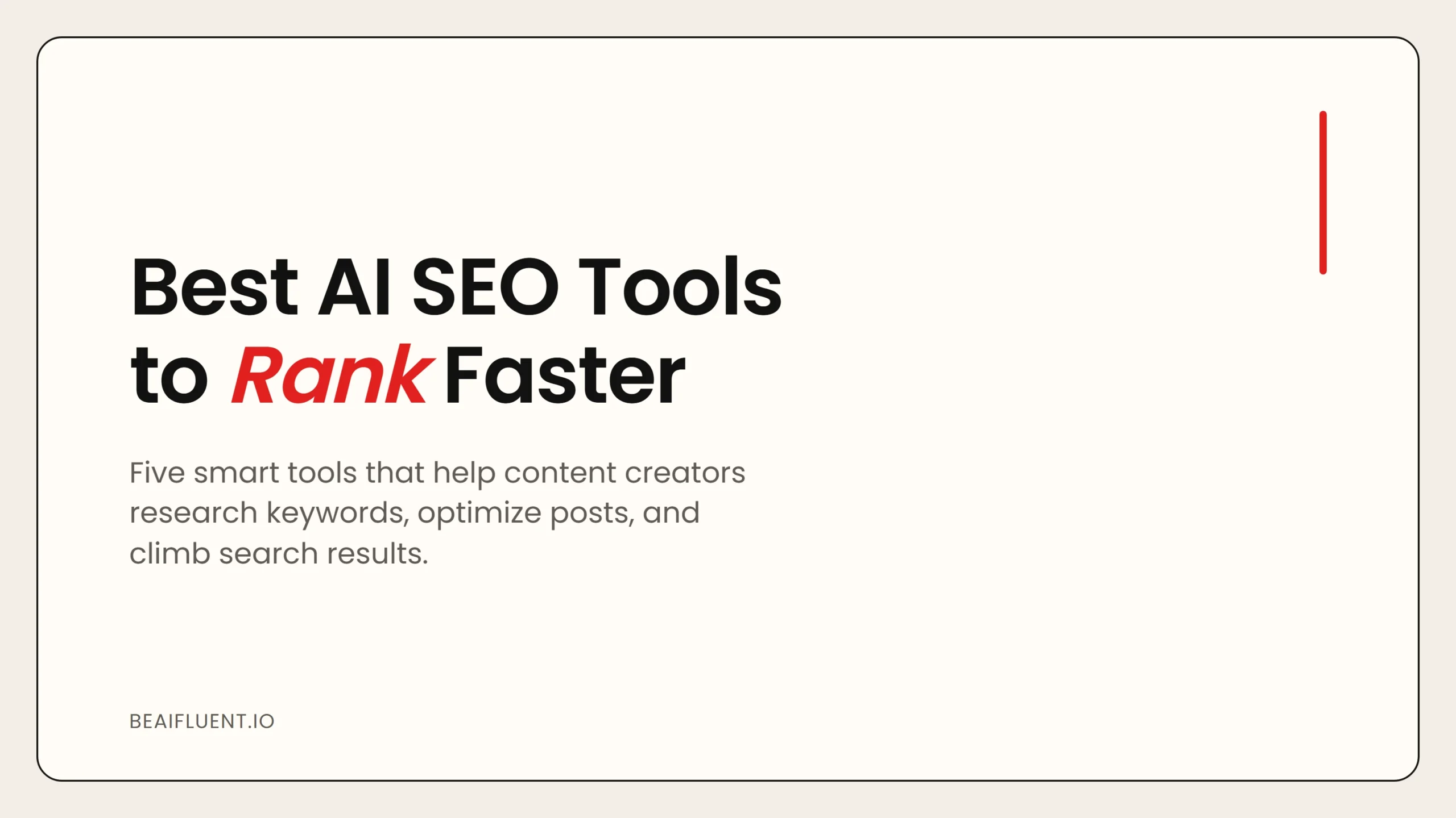Best AI SEO Tools for Content Creators in 2026