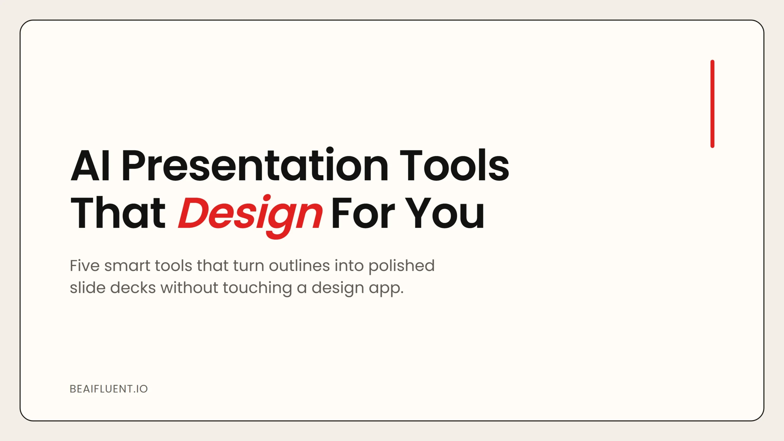 AI Presentation Tools: Gamma, Beautiful.ai, and More