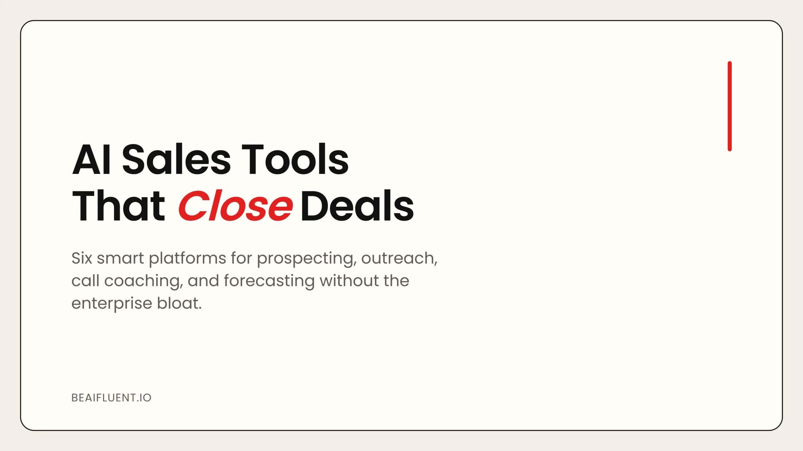 AI Tools for Sales Teams: Outreach, CRM, and Forecasting
