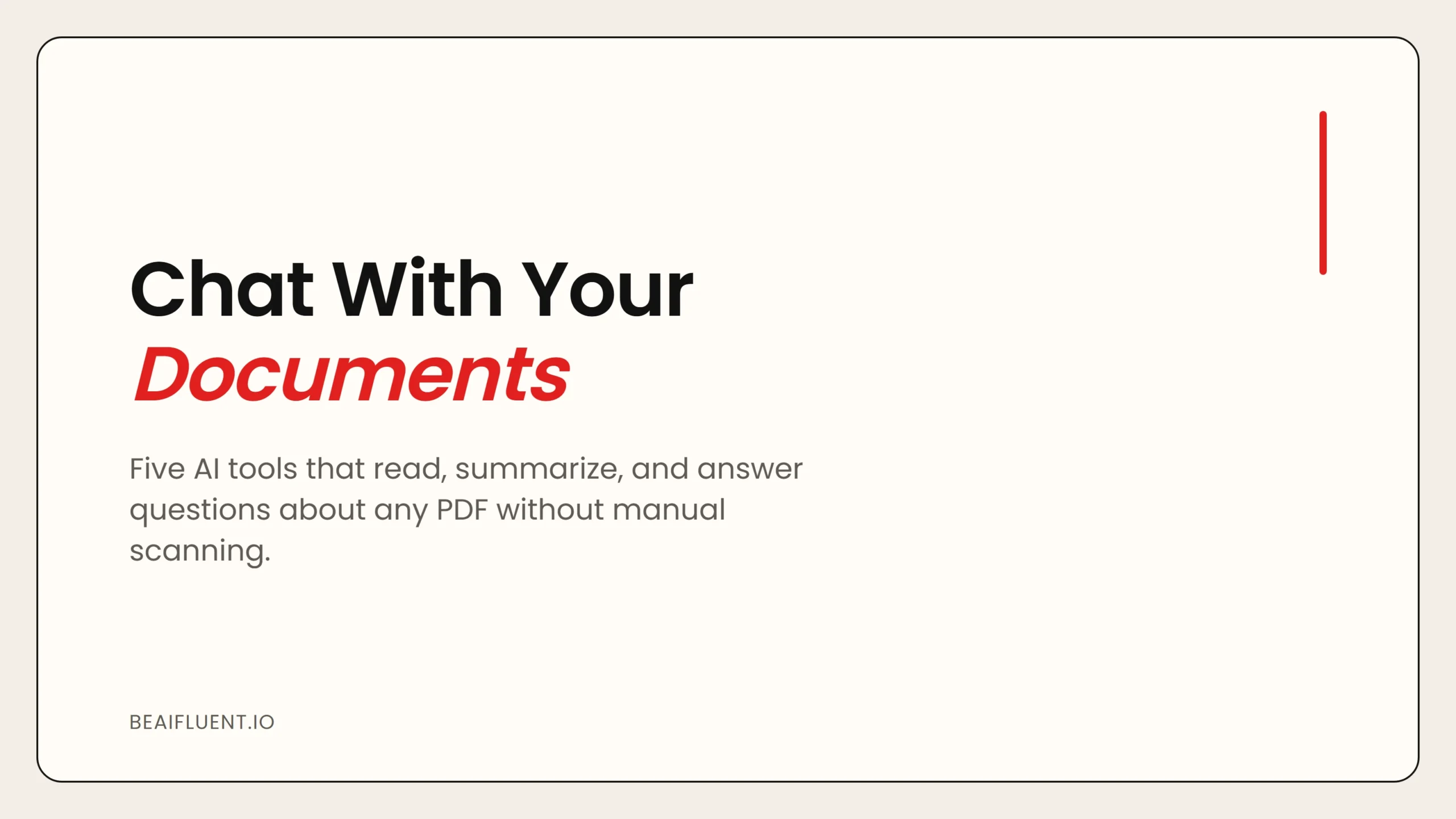 Best AI PDF Tools: Summarize, Chat, and Extract Data