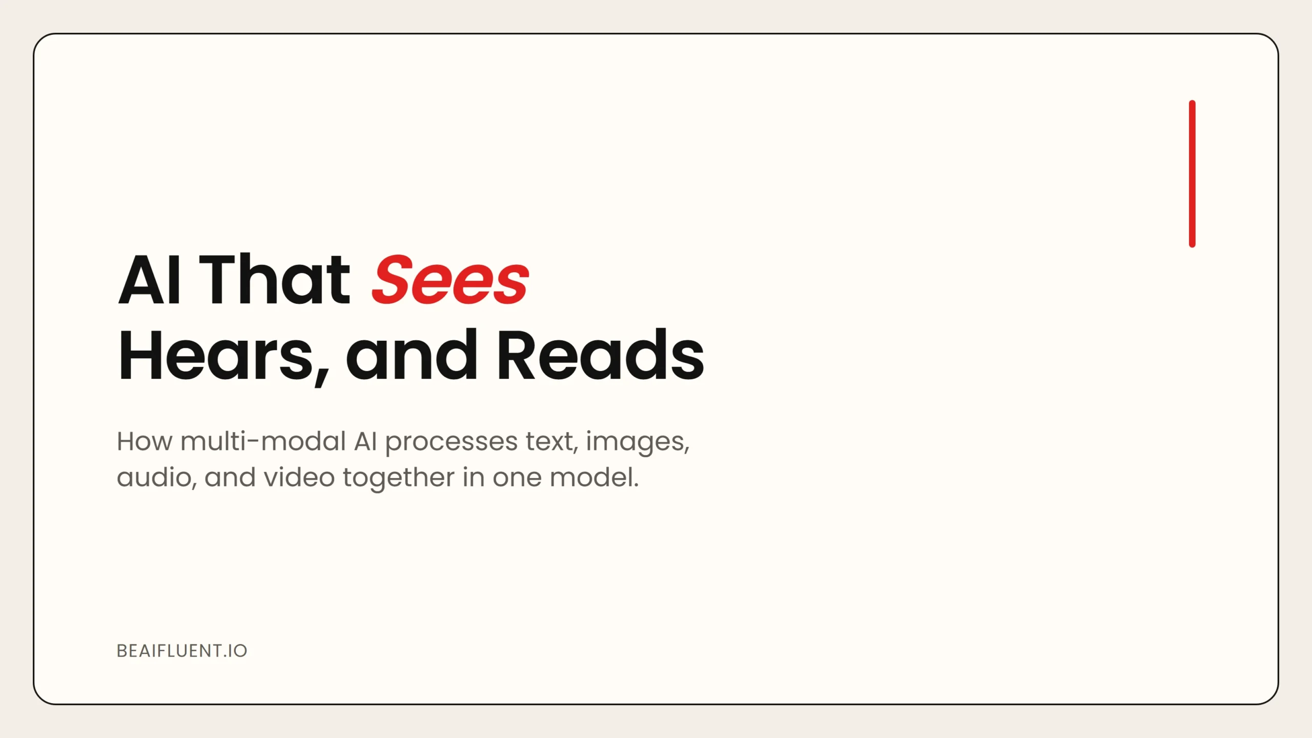 Multi-Modal AI Explained: Text, Image, Audio, and Video