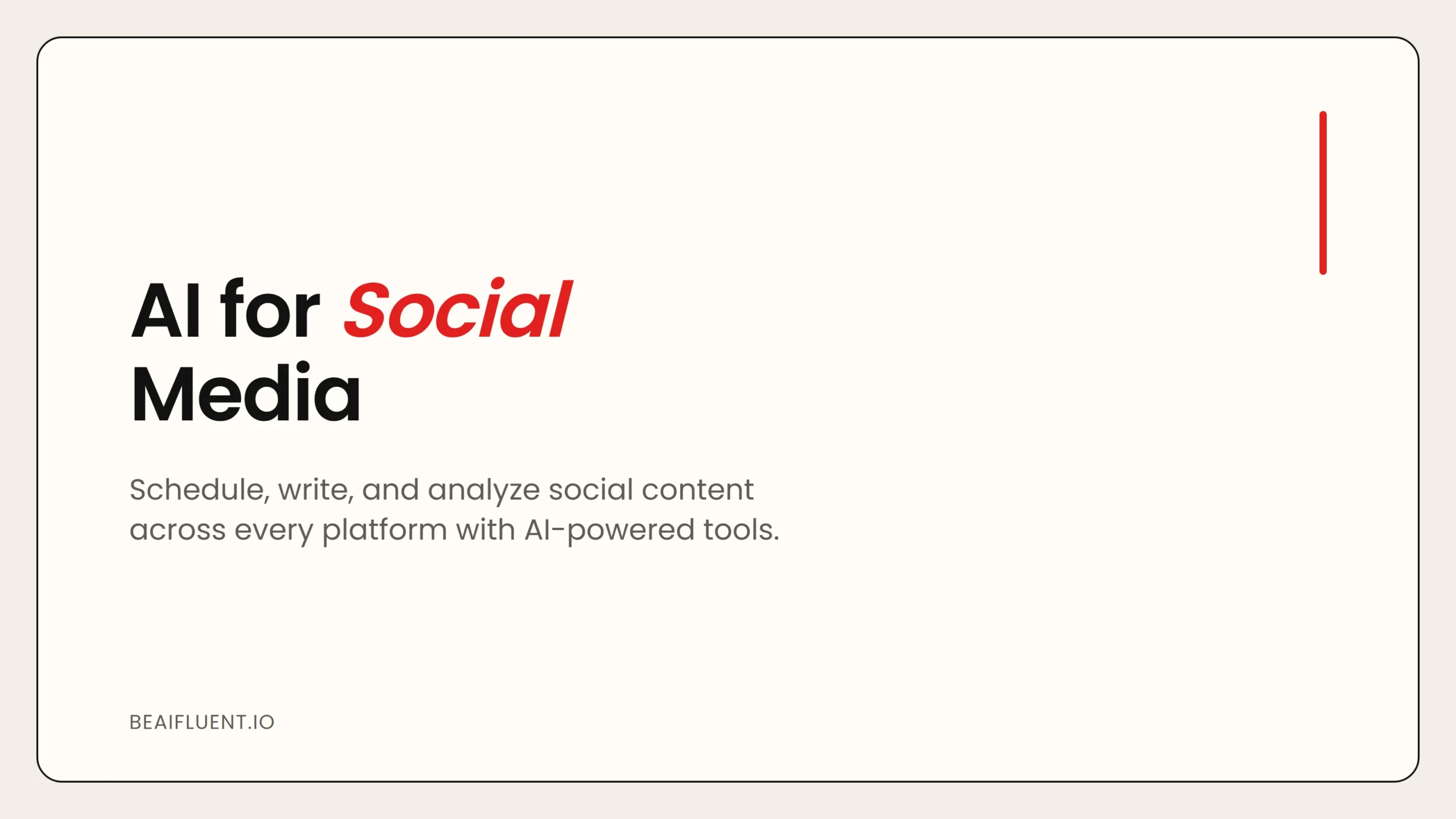 AI for Social Media: Scheduling, Writing, and Analytics